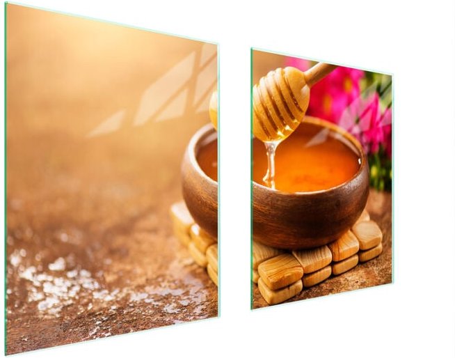 GLASSCHUTZPLATTE FÜR HERD 85x52 HONIG