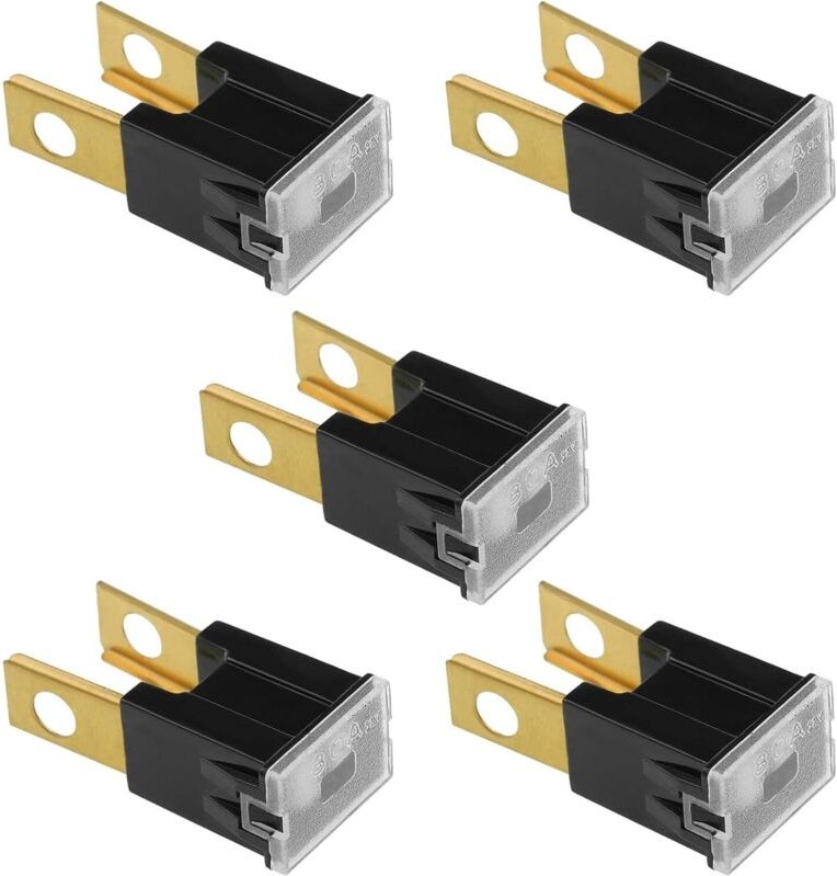 CCYKXA 5 Stück Kfz-Sicherung, Paddelmontage, 32 V, 80 A, männlicher Anschluss, verschmolzener Klingenblock, J-Block für ...