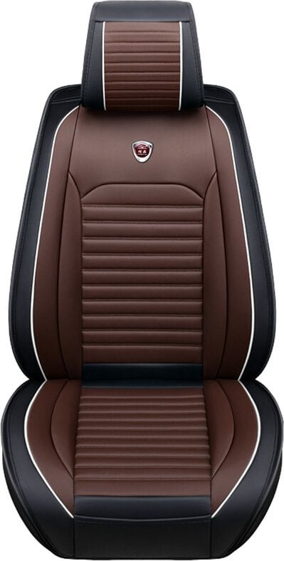 Four Season Universal Auto-Vordersitzkissenbezug (Kaffee, wasserdicht-Deluxe Edition) Fantablau