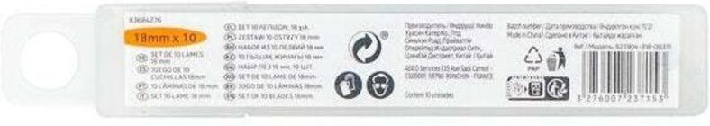 10er-Set Cutterklingen 18 mm DEXTER Sans marque