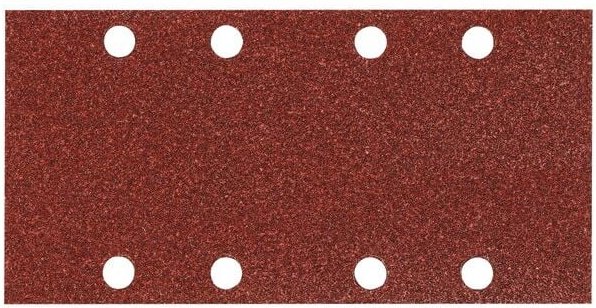 10 rechteckige Schleifblätter 93x230 mm G80 - 4 + 4 Löcher Makita P-31859