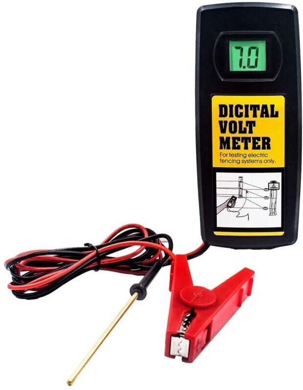 Ej.life - Pfahlloser Zauntester, LED-Anzeige mit Hintergrundbeleuchtung, 200–9900 v, für die Spannungsprüfung von landwi...