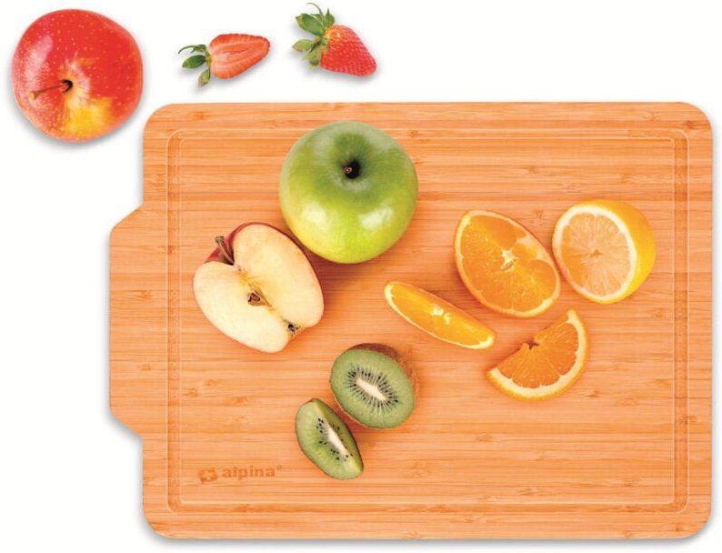 ALPINA Schneidebrett, Bambus, 36x26 cm