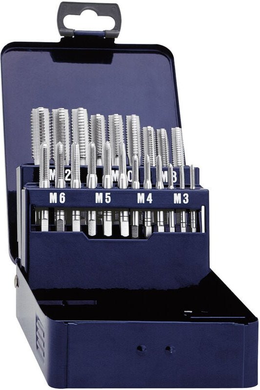 Eventus By Exact - 10701 Handgewindebohrer-Set 21teilig metrisch Rechtsschneidend din 352 hss 1 Se