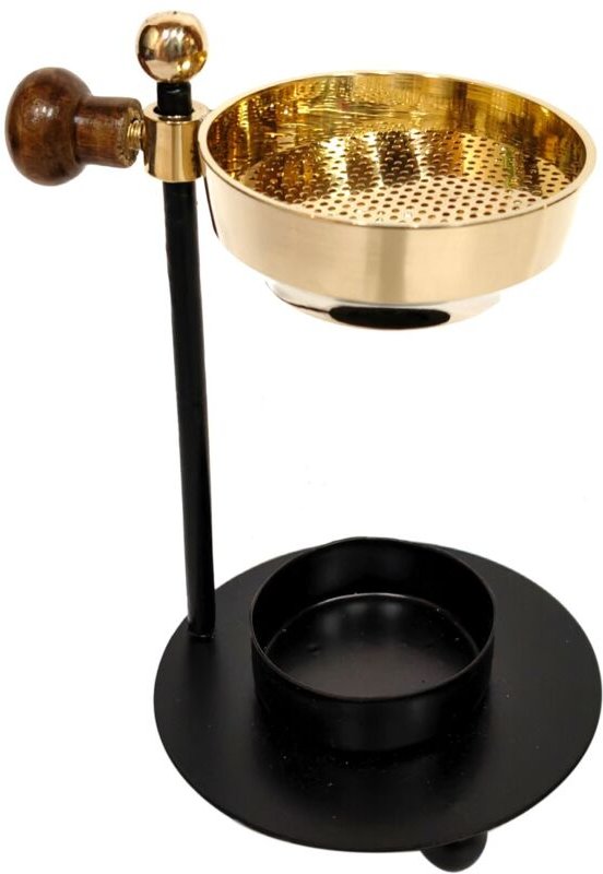 Signes Grimalt - Elegantes Räuchergefäß für Aromatherapie, Räucherstäbchenhalter aus Messing, ideal für Entspannung und ...