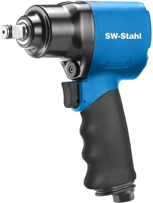 SW-Stahl S3275 Druckluft-Schlagschrauber I Vierkant 1/2 Zoll I max. Lösedrehmoment 1300 Nm I Werkstatt Druckluftwerkzeug