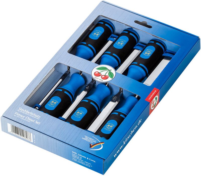 Stechbeitelsatz, 1008 im SB-Karton, 6-tlg. Kirsche n 1118000