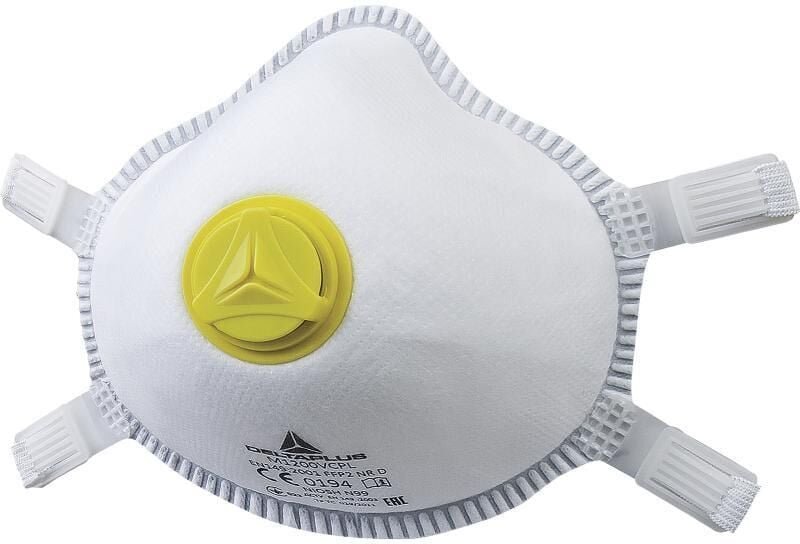 Packung mit 5 Stück FFP2-Filtergesichtsmasken aus synthetischem Vliesstoff DELTA PLUS - M1200VCPL