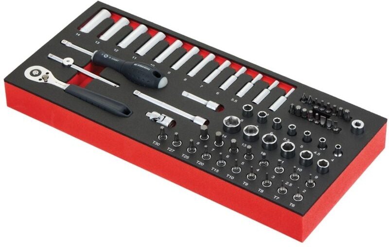 FACOM Schaumstoffmodul 1/4, 66-tlg.