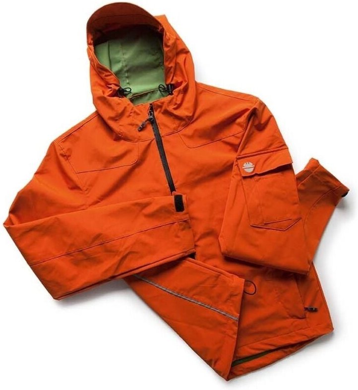 Arbeitsjacke mit Kapuze und Reißverschluss ICEBERG - Ziegelrot L