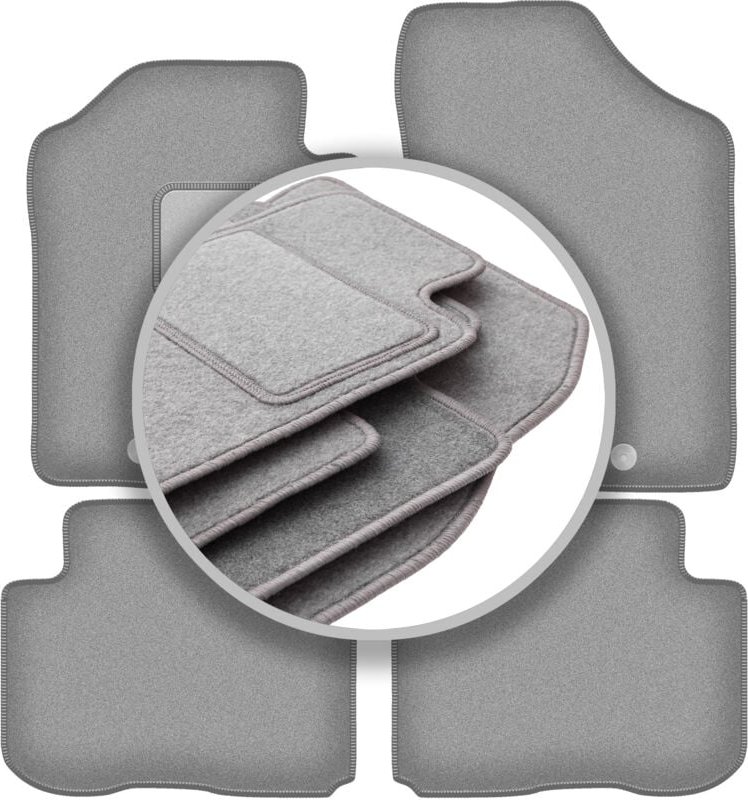 Graue Automatten für: Kia Carens III Minivan (2006-2010)