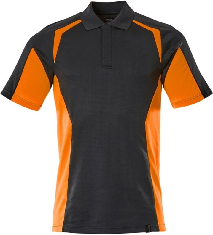 Mascot - Polo-Shirt, moderne Passform Polo-shirt Gr. m, schwarzblau/hi-vis orange