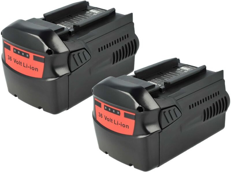 Extensilo - 2x Akku Ersatz für Hilti B36, B36V, 2203932, 418009 für Werkzeug (7000 mAh, Li-Ion, 36 v)