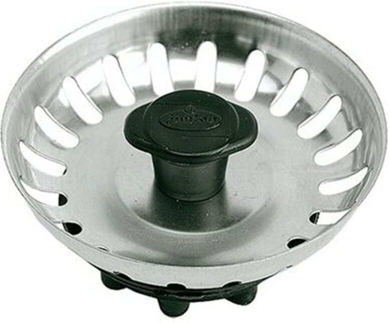 Alter rostfreier Teka -Spüle Plug