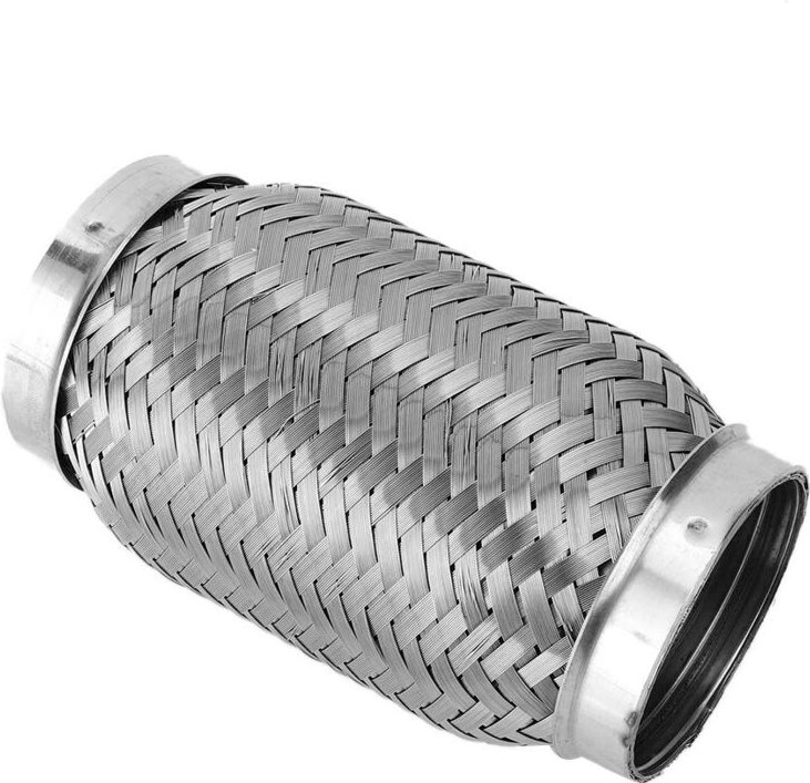 Ej.life - Flexibles Rohr, Auspuffspitze, Abgasanlagen, Edelstahl, Flexibler Auspuffstutzen, Geflochtenes Auspuffrohr, In...