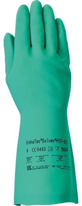 Ansell Handschuh AlphaTec-Solvex 37-675, Gr. 7 12 Stk
