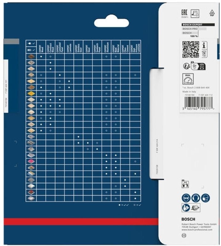 Kreissägeblatt Expert for Wood 150 x 20 x 2,6 mm, 24 - Bosch