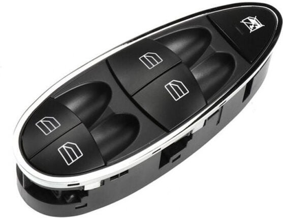 Cyslmuk - 8210058 Auto-Fensterheberschalter für E-Klasse W211 2003–2008 mit Chrom