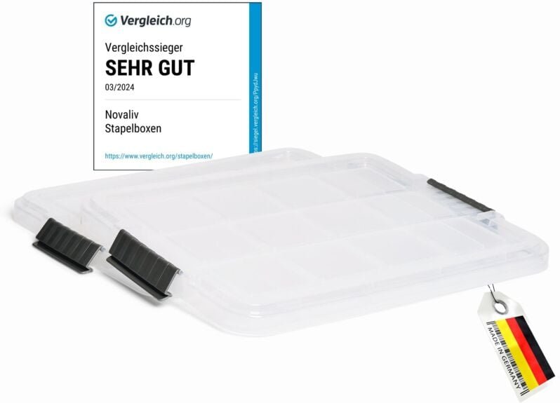 Novaliv - 2x Frischhaltedosen Deckel