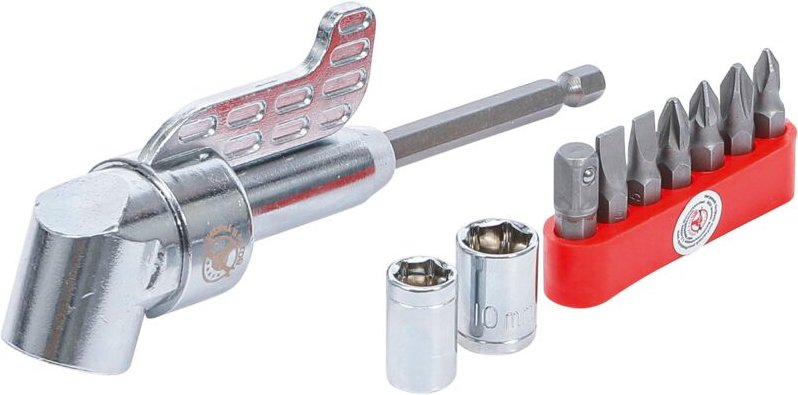 Bgs Technic - Winkelschrauber-Vorsatz für Bohrmaschinen 10-tlg.