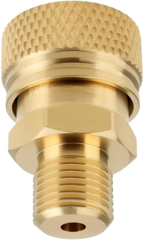 1/8 BSPP Stecker 8mm Messing Schnelltrennstecker Adapter für PCP Luftpistolen 26,5x18x14mm