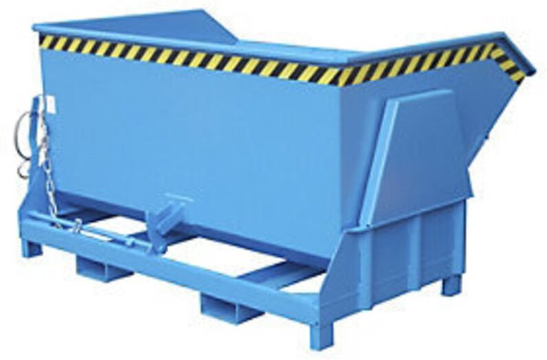 Bauer Kippbehälter BK 150, lackiert, Lichtblau