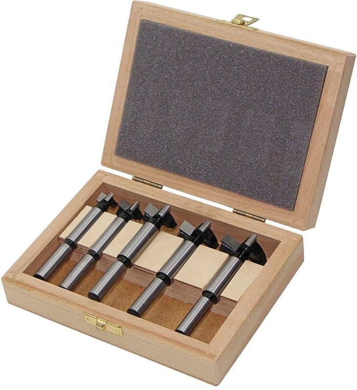 Fisch Kunstbohrer-Kassette HM 15-35mm 5-teilig - Zylinderschaft