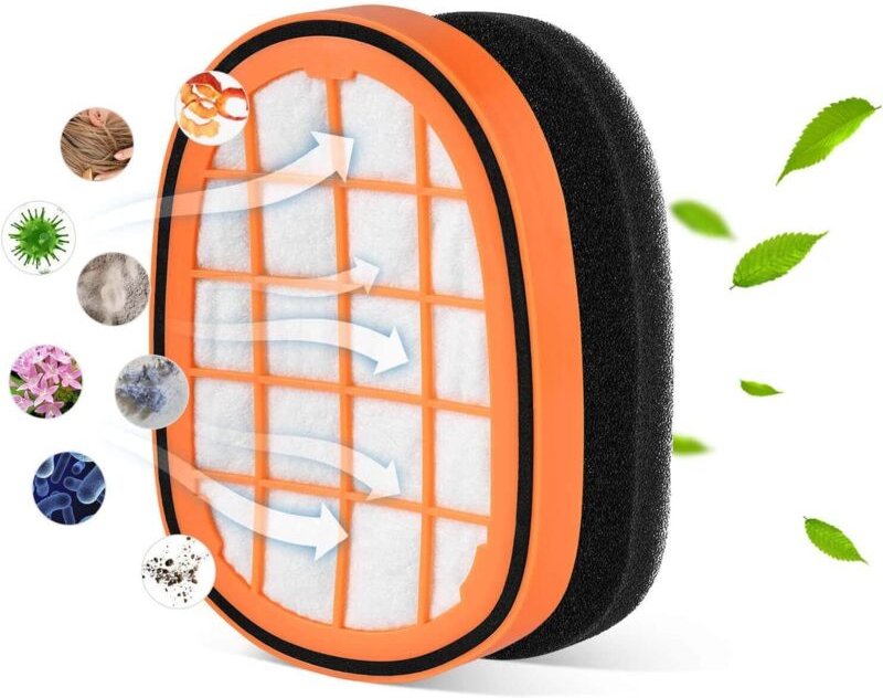 Passend für Philips FC6812 6814 6823 6827 6908 Staubsaugerzubehör, Baumwollfilter