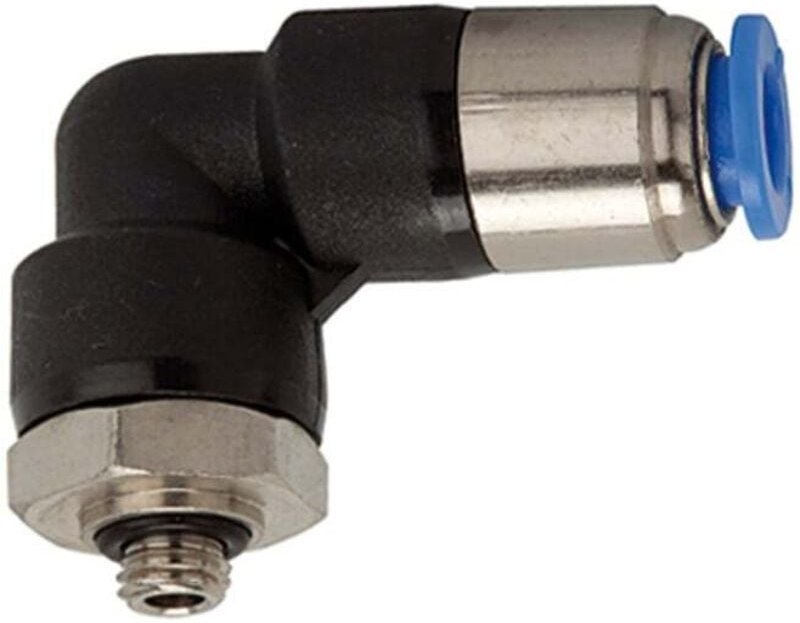 L-Steckverschraubung »Blaue Serie«, selbstabsperr., g 1/8 a. Ø4mm - Riegler