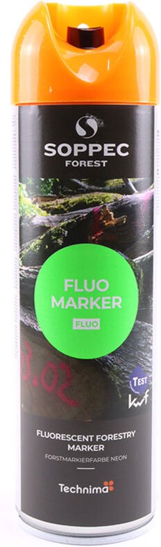 Sprühdose - Forstmarkierer SOPPEC fluoreszierend orange fluo 12 Monate fluo marker -131316