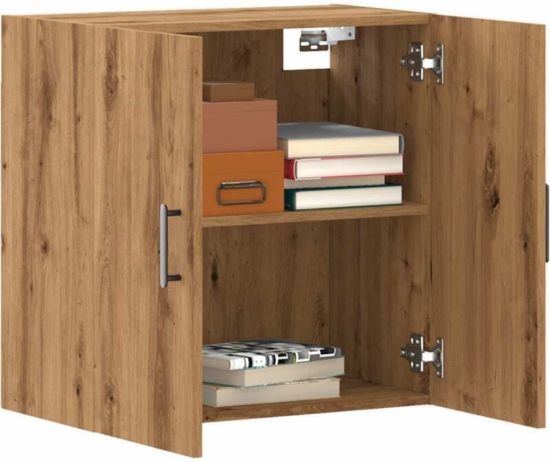 Wandschrank Artisan-Eiche 60x31x60 cm Holzwerkstoff Vidaxl