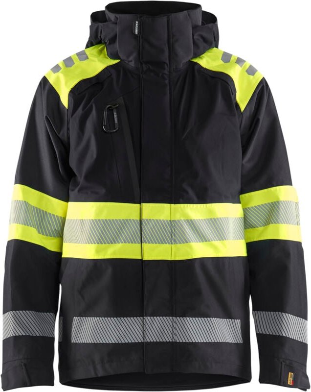 Hardshell-Arbeitsjacke Hochsichtbarkeit 4420 - Schwarz/Gelb XXXL