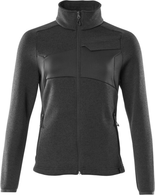 Mascot - Damen-Strickpullover mit Reißverschluss 18155-951-09 Gr. 4XL schwarz