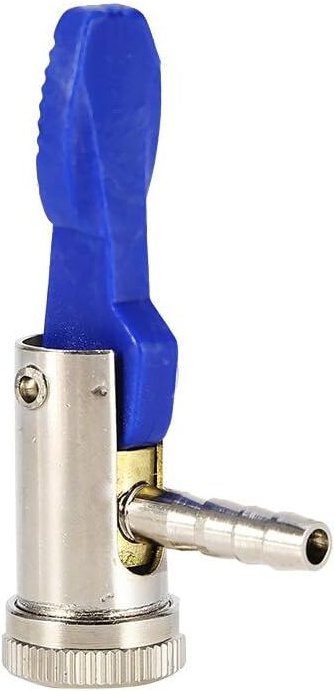 6-mm-Spannfutter-Luftaufblasventil-Clip-Anschluss