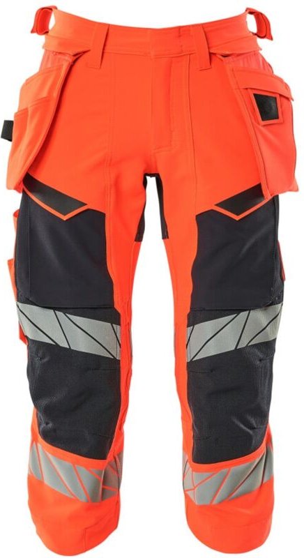 Dreiviertel-Hose 19049-711-22210 Gr. 44 hi-vis rot/schwarzblau - Mascot