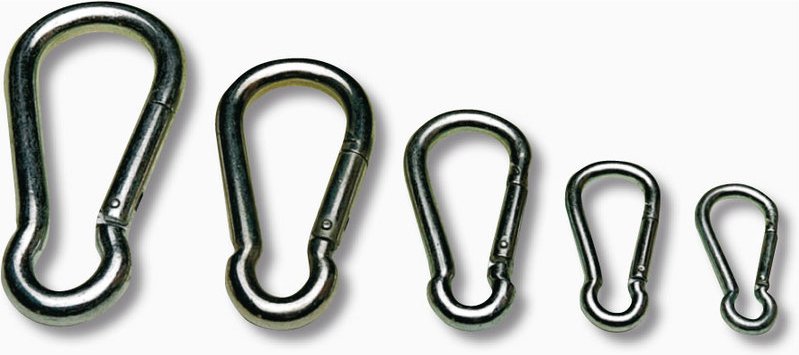 Eldorado - Karabinerhaken RUND - 60 x 6 mm