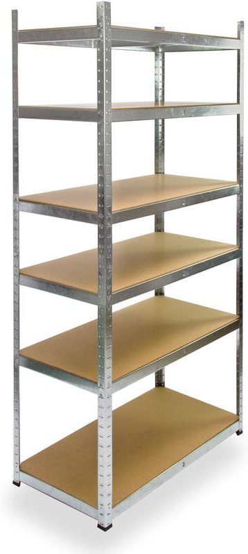 Steckregal Kellerregal Lagerregal Universalregal Regal 65kg 6 Holzböden