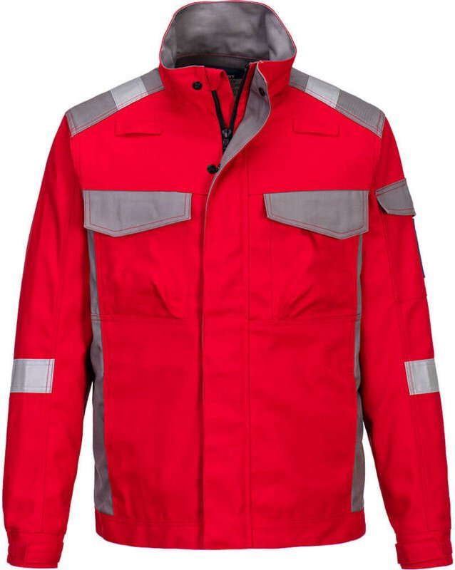 Bizflame Ultra Zweifarbig Rote Jacke S