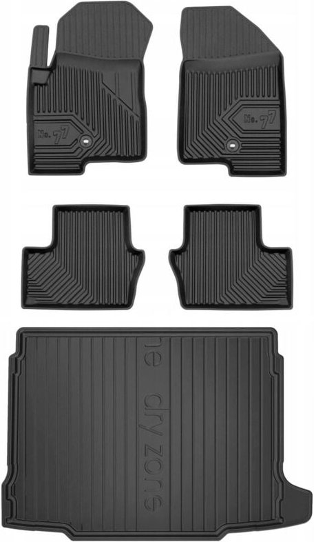 Thumbnail - SET 77 Gummi-Fußmatten und Matten Dodge Caliber Hatchback 2006-2011