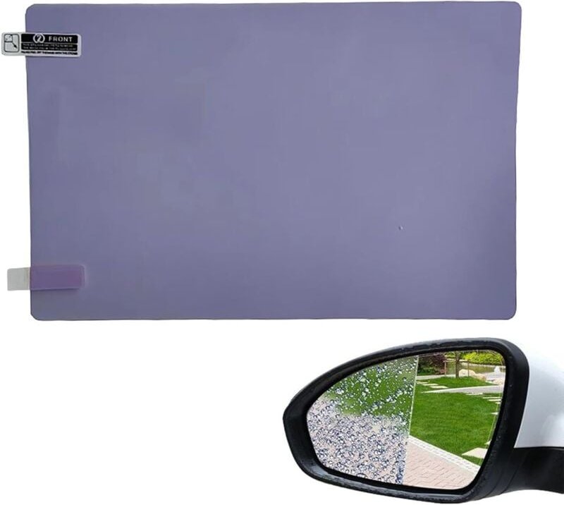 Ersandy - Seitenrückspiegel für das Auto – Blendschutzfolie für beschlag- und kratzfesten Innenrückspiegel, beschlagfrei...
