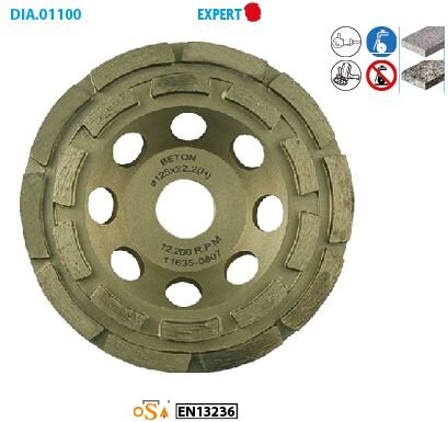 Diamantscheibe Beton Expert ภ125 Bohrung 22,23 Dicke 7,0mm