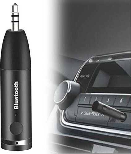 Aux-Adapter Bluetooth V5.0, 3,5-mm-Klinkenempfänger, Freisprecheinrichtung, Musik-Audio-Streaming, Heimstereoanlagen, La...