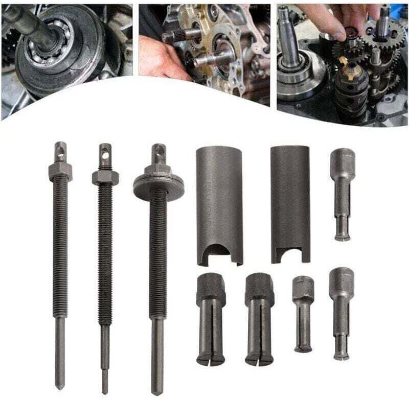 Tonchean - Motorrad-Lagerabzieher, 8-teiliges 9-30-mm-Innenlager-Abzieher-Set, Motorrad-Innenlager-Abzieher-Set für Fahr...