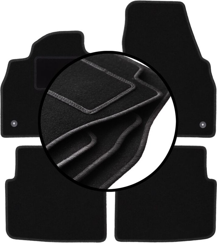 Komplettset Veloursmatten für: Skoda Scala Fließheck (2019-)