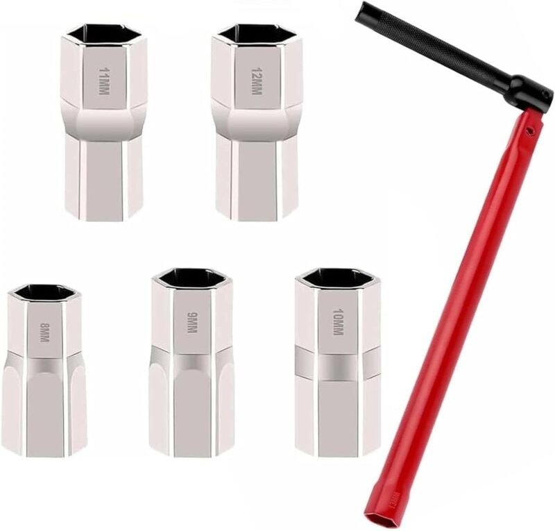 Standhahnschlüssel, Standhahnmutterschlüssel, Wasserhahn Montagewerkzeug 8-12mm, Schlüssel für Spültischarmatur für Wasc...