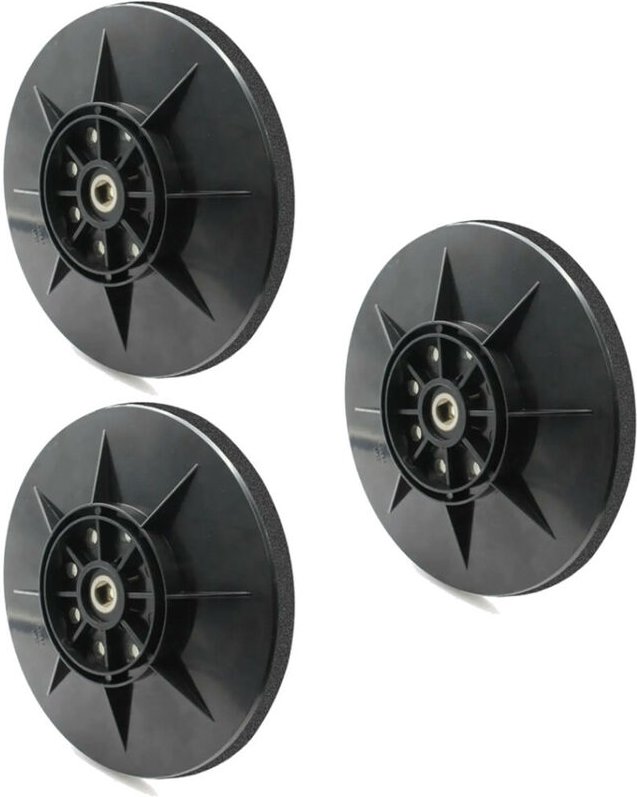 Trade-Shop Klett 8-Loch Schleifteller / Haftteller 225mm für viele Wandschleifer Langhalsschleifer Deckenschleifer Trock...