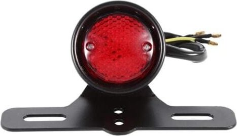 Für Motorrad-LED-Rücklichter für Motorrad-LED-Rücklichter Motorrad-LED-Retro-Rot-Hinterrad-Bremslichtlampe für Honda/Yam...