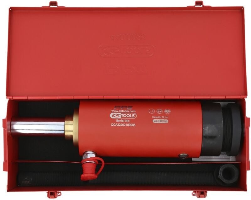 Ks Tools Druck- und Zug-Hydraulikzylinder-Satz, 32t, 6-tlg