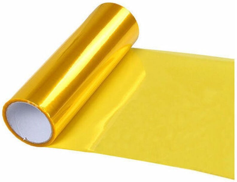 Thumbnail - 30 cm x 200 cm Autolichter, gelb getönte Vinylfolie für Scheinwerfer, Rücklicht, Nebelscheinwerfer, Schutzabdeckung, Auf...