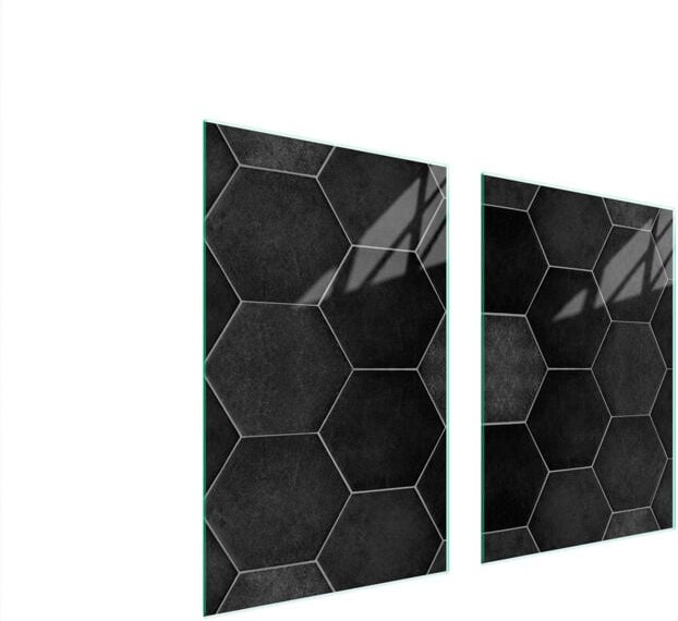 Glasschutzplatte für die Küche, 65 x 52 Fliesen